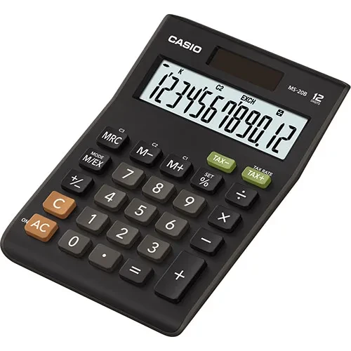 Калькулятор настольный CASIO MS-20B-S-EC - фото 1 - id-p106076742