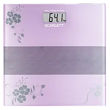 Весы напольные Scarlett SC-BS33E060 фиолетовый