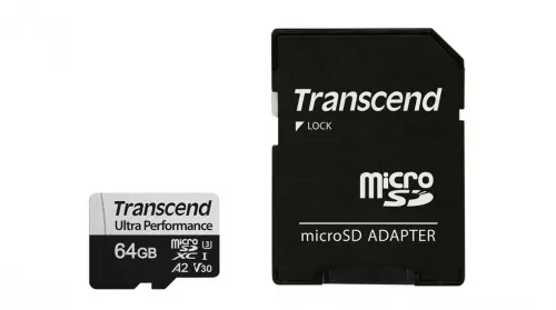 Карта памяти MicroSD 64GB Class 10 U3 Transcend TS64GUSD340S - фото 1 - id-p112416143