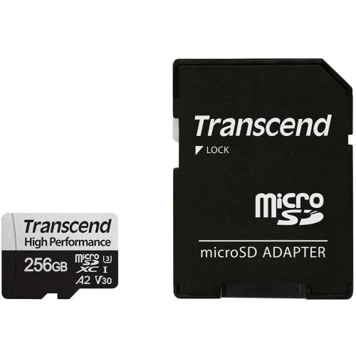 Карта памяти MicroSD 256GB Class 10 U3 Transcend TS256GUSD340S - фото 1 - id-p114394822