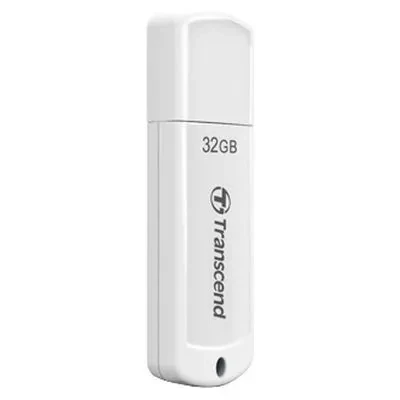 USB Флеш 32GB 2.0 Transcend TS32GJF370 белый - фото 1 - id-p98691253