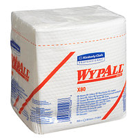 Протирочный материал в пачках WypAll X80 белый производства Kimberly-Clark Professional