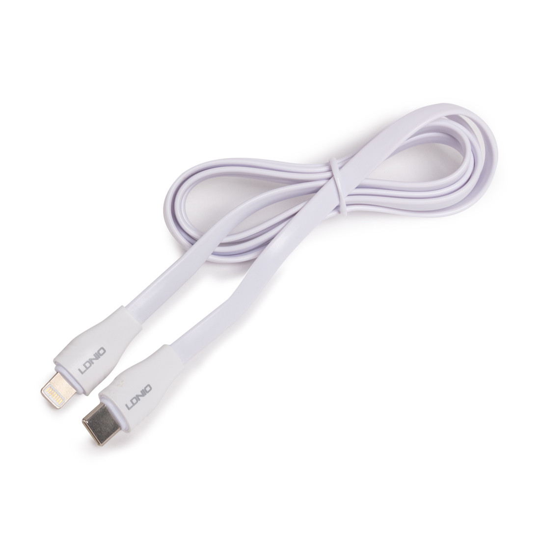 Интерфейсный кабель LDNIO Type-C to Lightning (Iphone) LC131-I 1м 30W Белый - фото 2 - id-p103701599