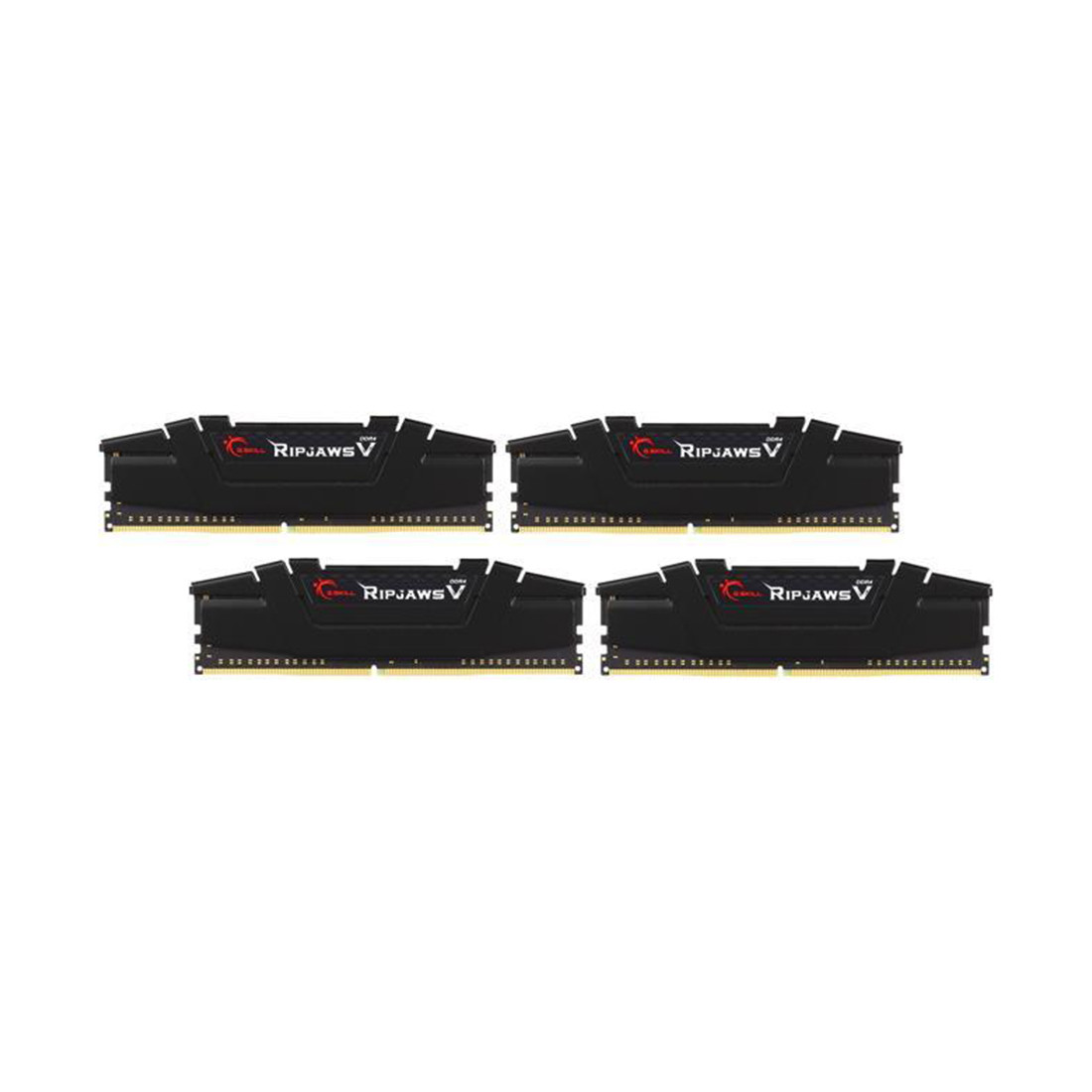 Комплект модулей памяти G.SKILL RipjawsV F4-3200C16Q-128GVK (Kit 4x32GB) DDR4 128GB DIMM Черный - фото 3 - id-p104301775