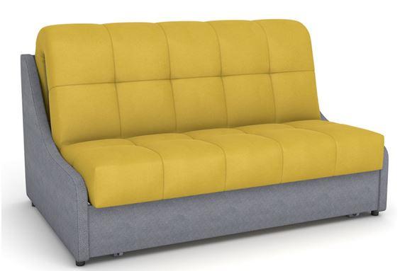 Прямой диван Турин (120) Серый-желтый - фото 1 - id-p114638713