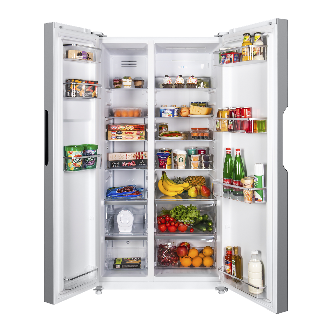 Холодильник с инвертором MAUNFELD MFF177NFW - фото 1 - id-p113524792
