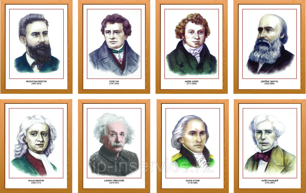 Портреты ученых физиков
