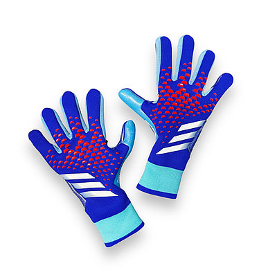 Adidas Predator Accuracy Pro 24 вратарские перчатки (7, 8, 9) синий