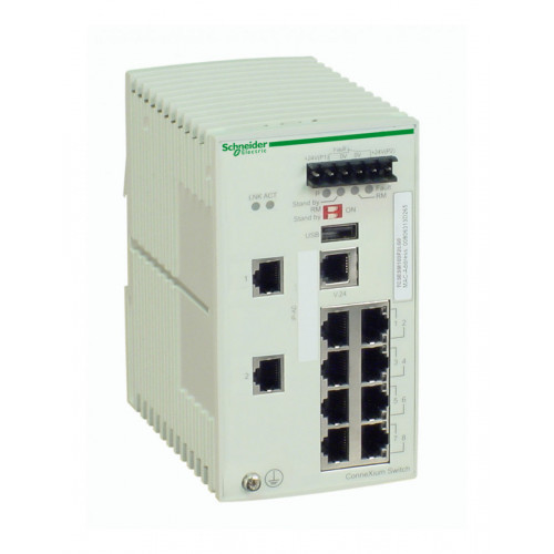 TCSESM103F2LG0 КОММУТАТОР CONNEXIUM (MANAGED) 8TX/2SFP - фото 1 - id-p114661939