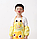 Детский Фартук для творчества с манжетами с передними карманами Цыпленок, фото 7