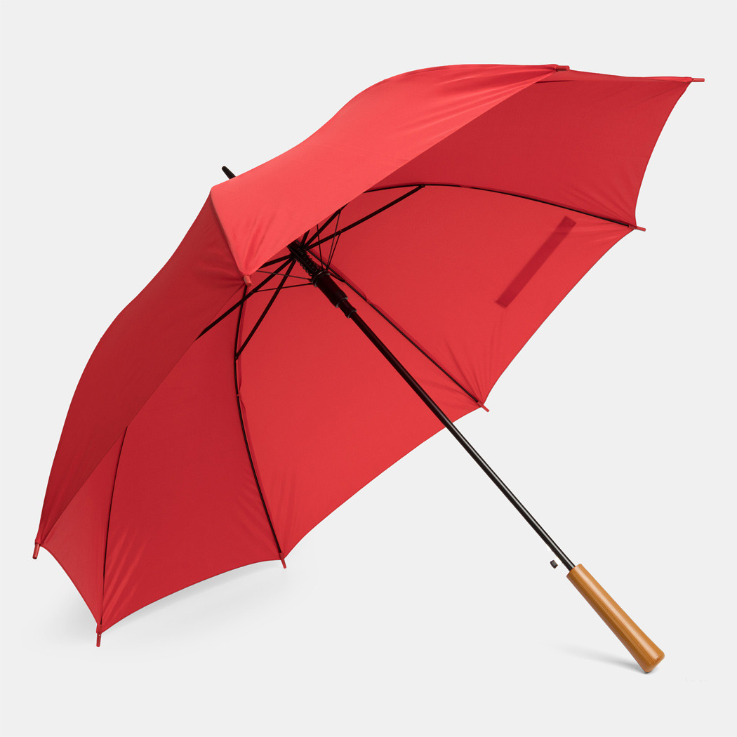 Автоматический зонт-трость LIMBO Красный - фото 1 - id-p114665252