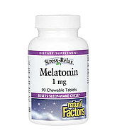 Natural factors мелатонин 1г, 90 жевательных таблеток