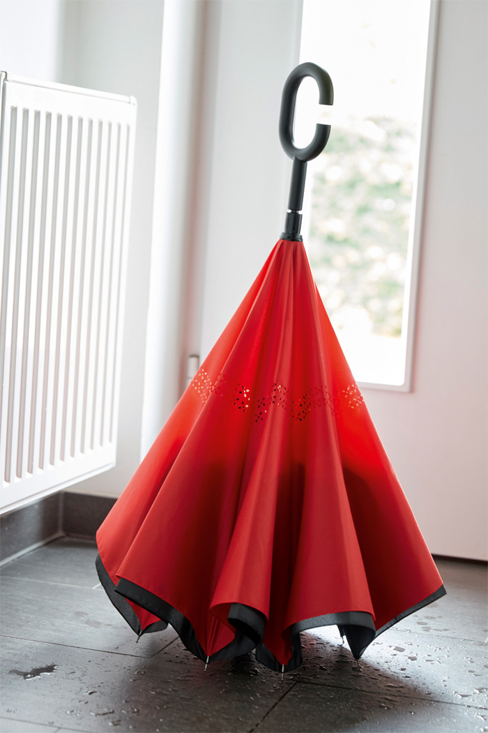 Зонт-трость FLIPPED Красный - фото 9 - id-p114665613