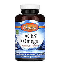 Carlson aces+omega-3 120 мягких таблеток