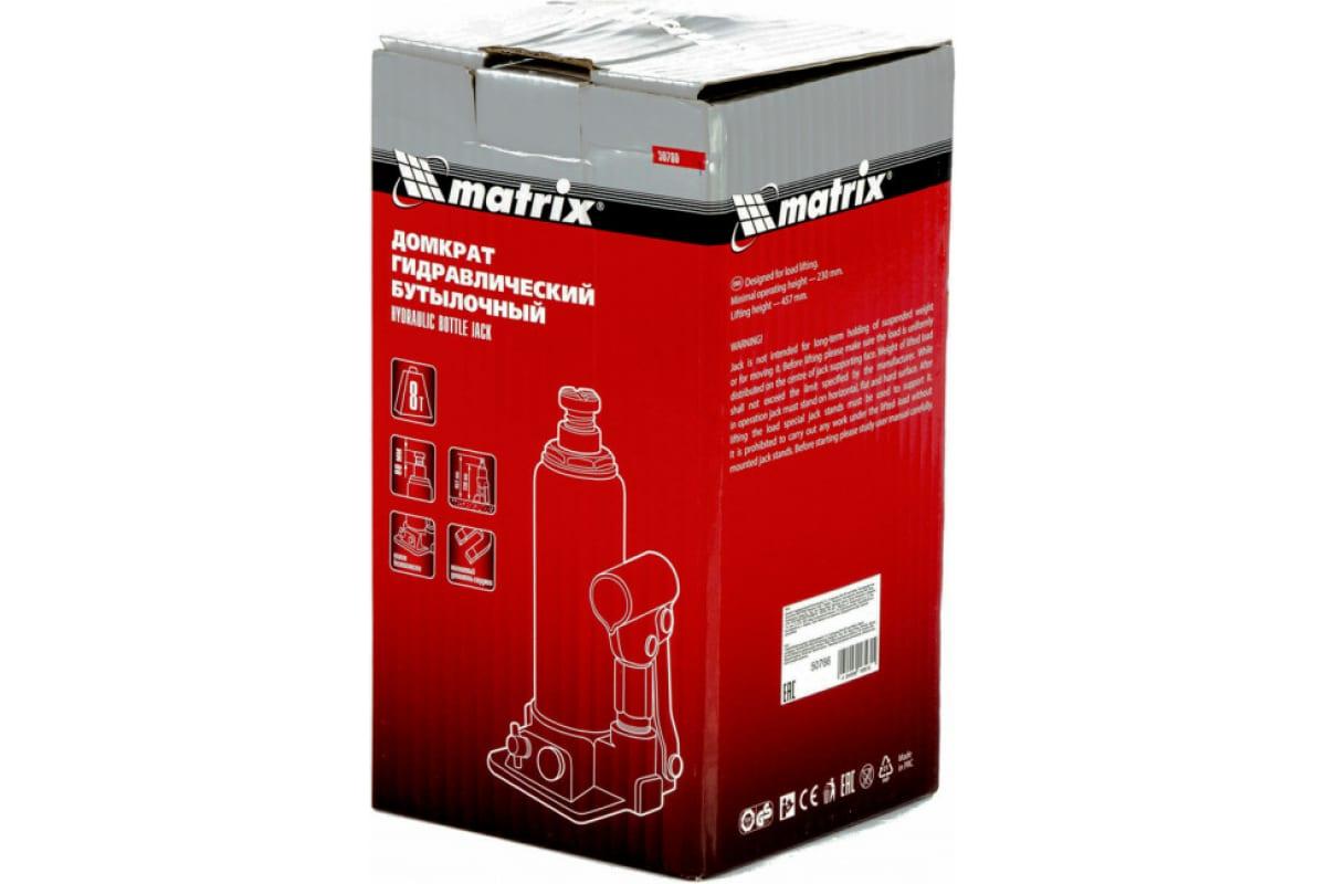 Гидравлический бутылочный домкрат MATRIX 8 т - фото 2 - id-p114666217