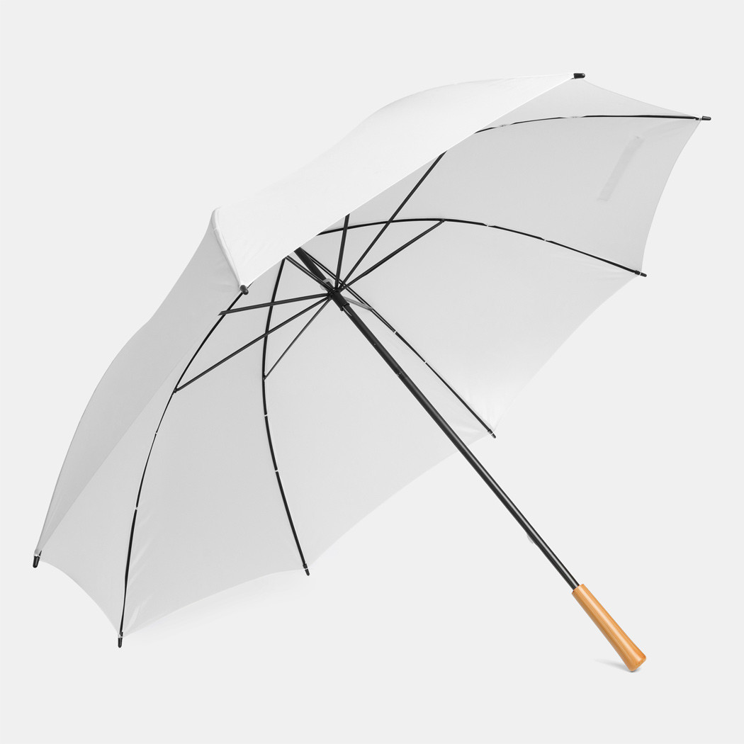 Зонт-трость RAINDROPS Белый - фото 1 - id-p114666465