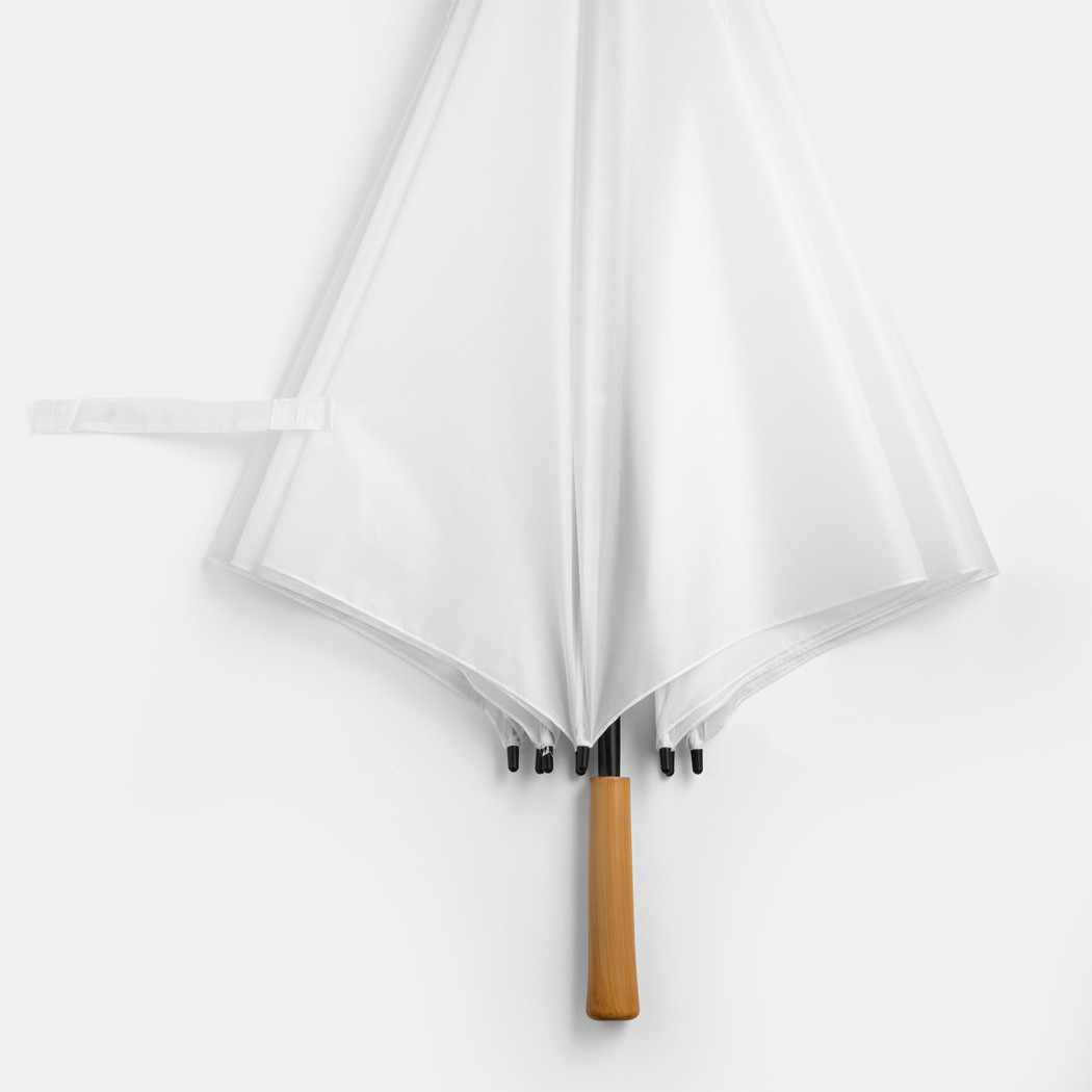 Зонт-трость RAINDROPS Белый - фото 7 - id-p114666465