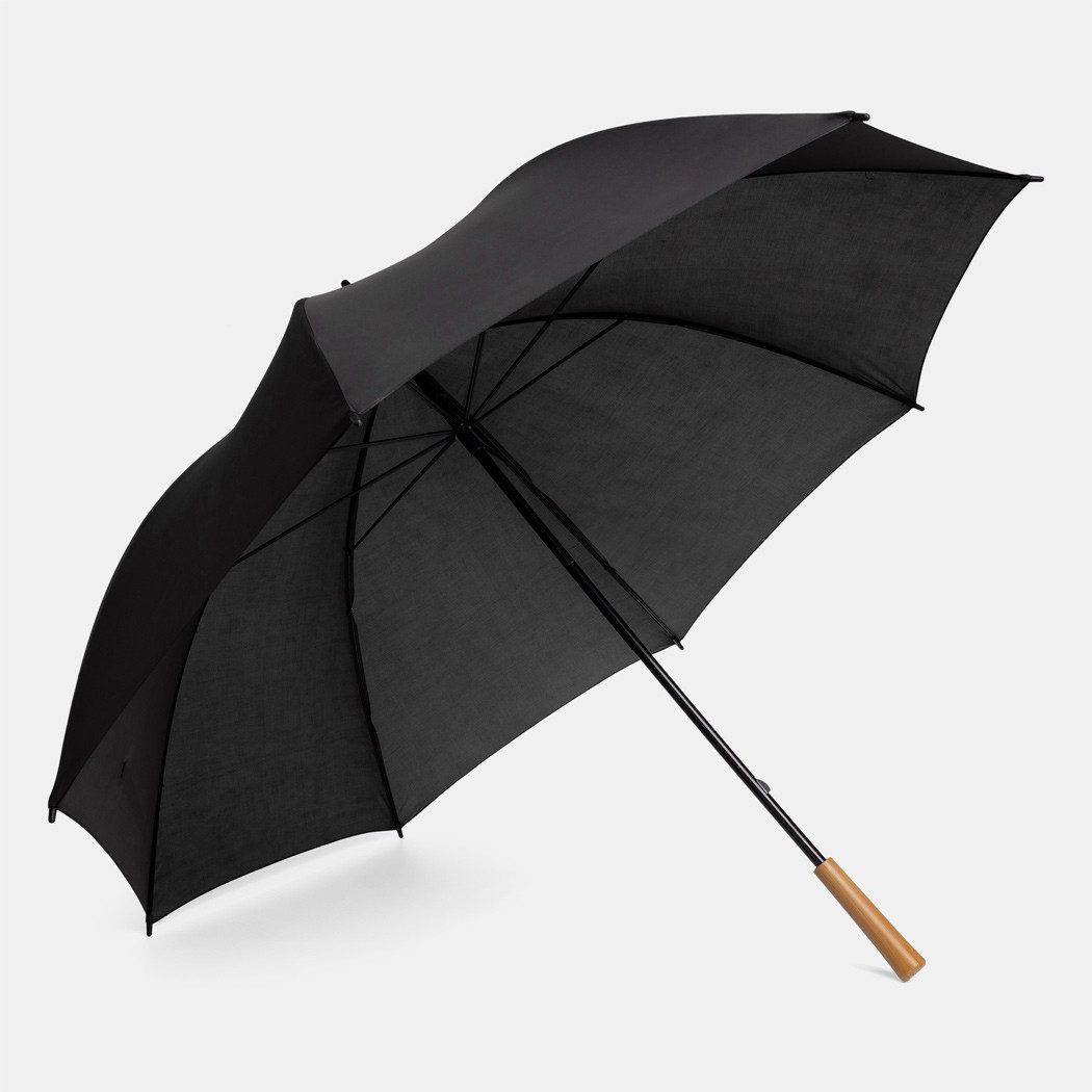 Зонт-трость RAINDROPS Черный - фото 1 - id-p114666466