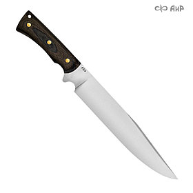 Нож разделочный "Шериф" ЦМ, микарта, 95х18 Черный