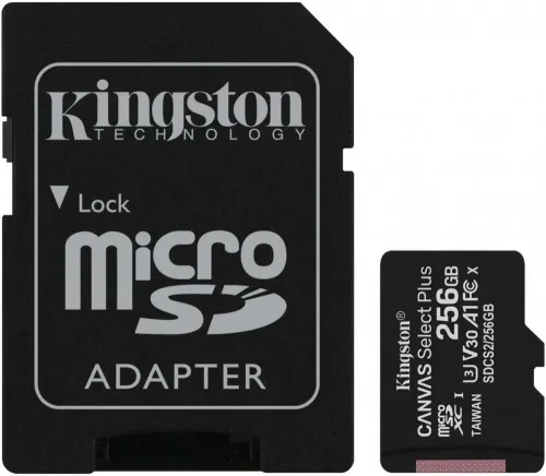 Карта памяти MicroSD 256GB Class 10 UHS-I Kingston SDCS2/256GB - фото 1 - id-p98692785