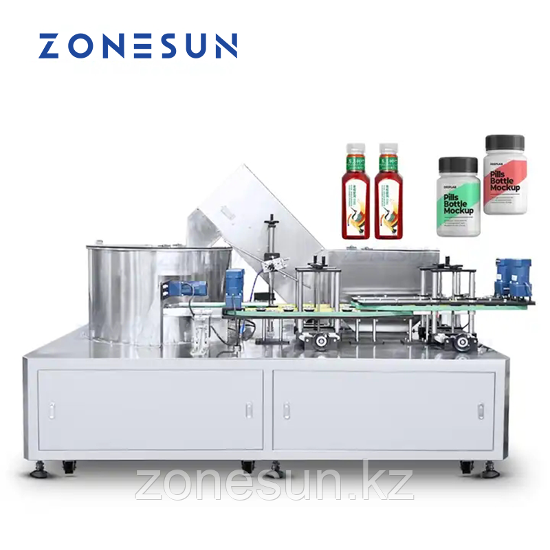 ZONESUN ZS-LP250 ПОЛНОСТЬЮ АВТОМАТИЧЕСКАЯ МАШИНА ДЛЯ СОРТИРОВКИ КРУГЛЫХ КВАДРАТНЫХ БУТЫЛОК, ПОВОРОТНЫЙ СТОЛ И - фото 1 - id-p114670019