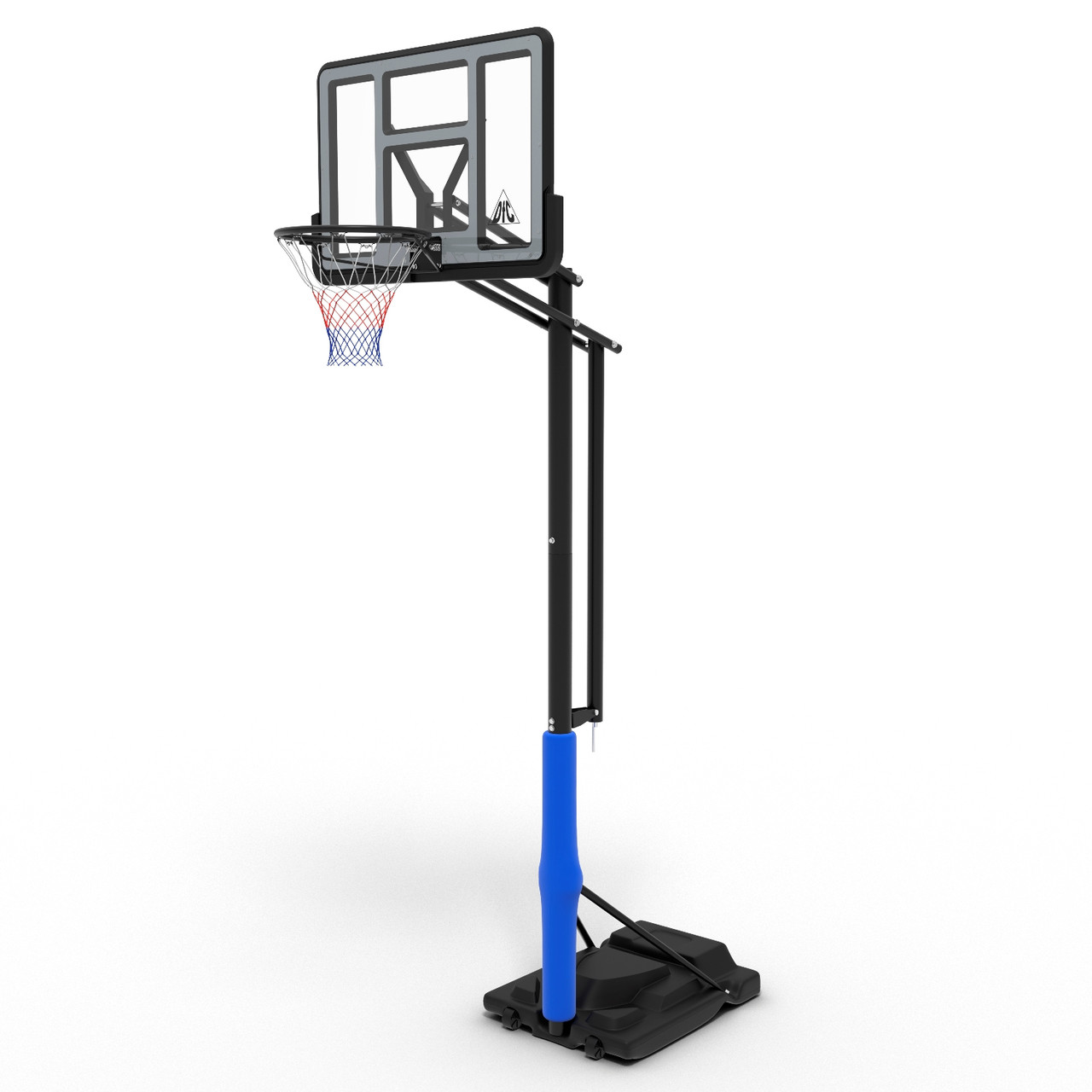 Баскетбольная мобильная стойка DFC STAND44PVC1 110x75cm ПВХ винт.регулировка - фото 1 - id-p112137976