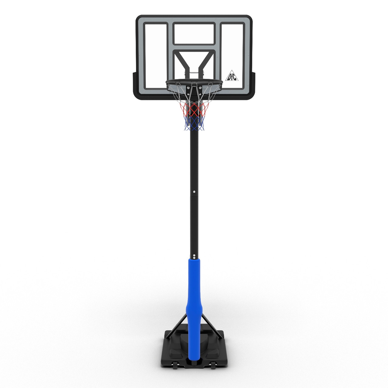 Баскетбольная мобильная стойка DFC STAND44PVC1 110x75cm ПВХ винт.регулировка - фото 2 - id-p112137976