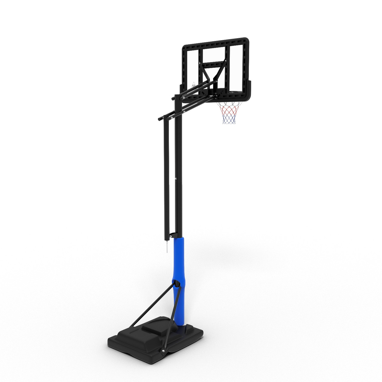 Баскетбольная мобильная стойка DFC STAND44PVC1 110x75cm ПВХ винт.регулировка - фото 4 - id-p112137976