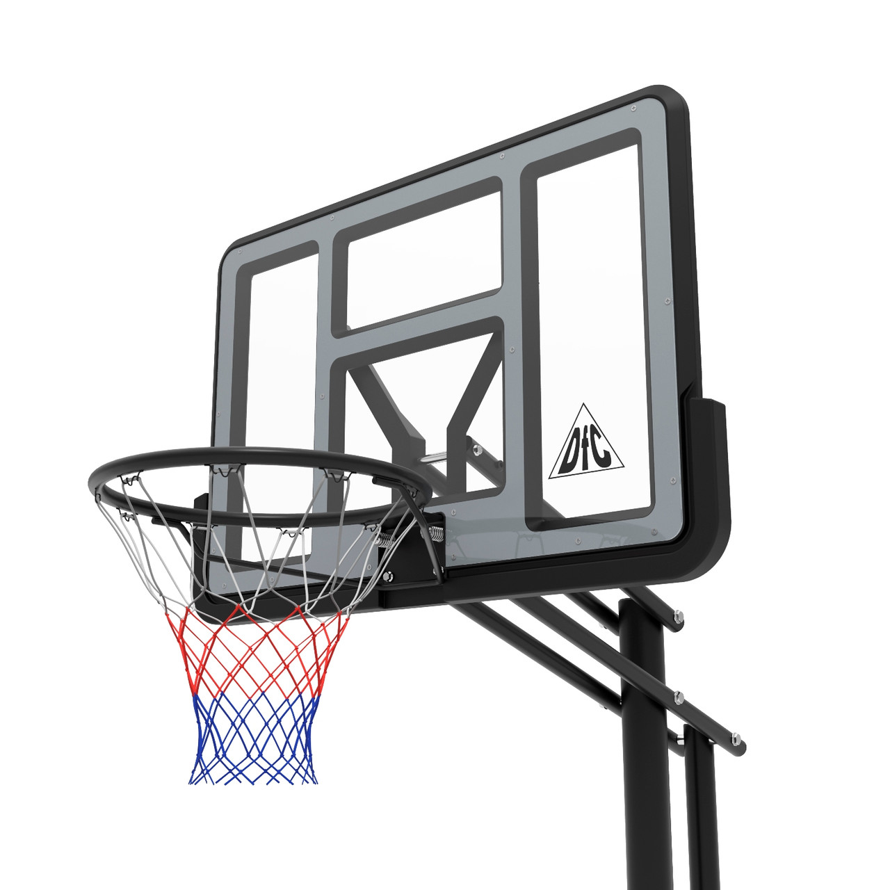 Баскетбольная мобильная стойка DFC STAND44PVC1 110x75cm ПВХ винт.регулировка - фото 5 - id-p112137976