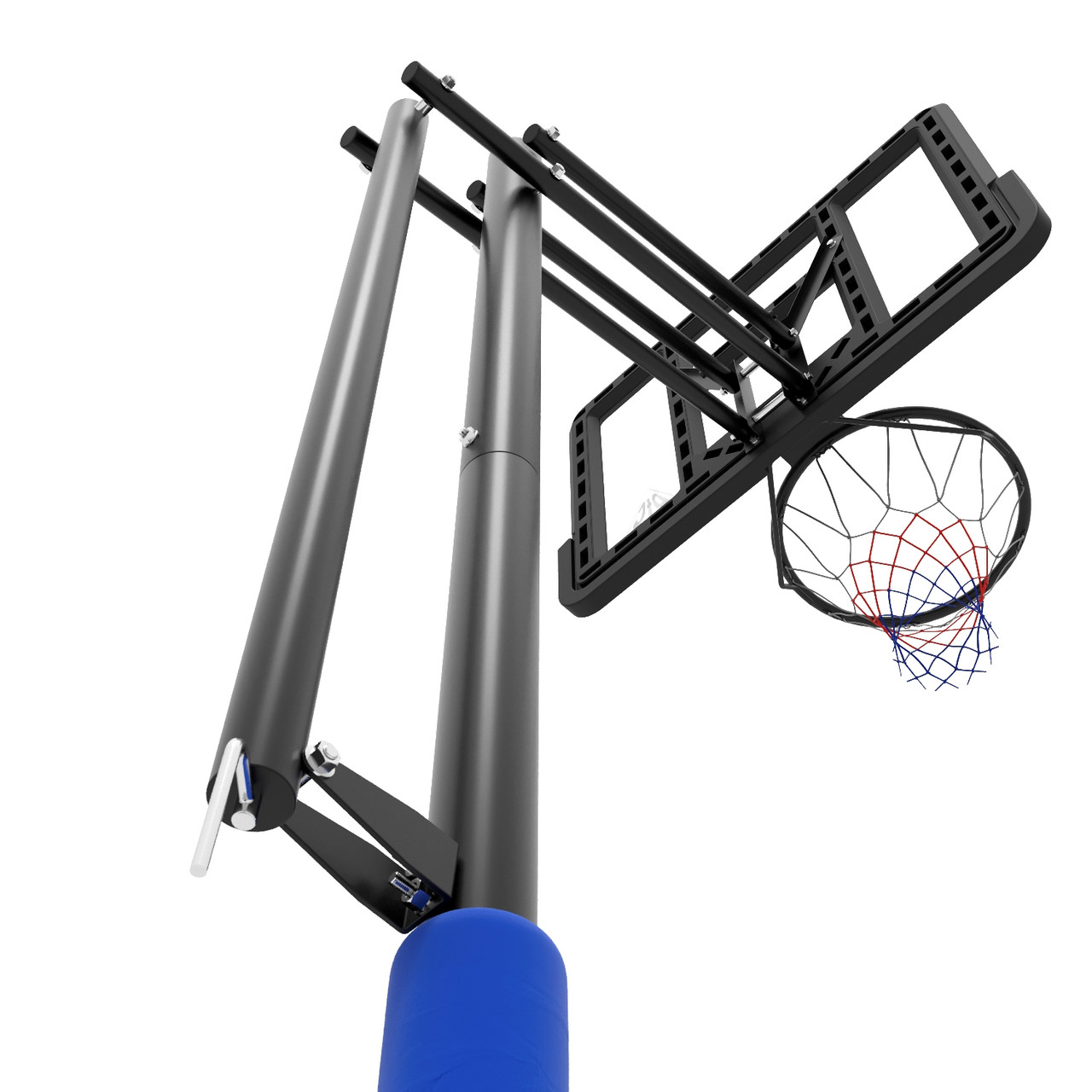Баскетбольная мобильная стойка DFC STAND44PVC1 110x75cm ПВХ винт.регулировка - фото 8 - id-p112137976