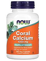 NOW Coral Calcium Кальций 1000 мг, 100 капсул