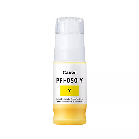 Чернила пигментные Canon Pigment Ink PFI-050 Yellow (для TC20/TC20M), фото 2