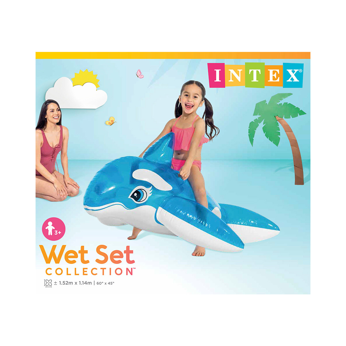 Надувная игрушка Intex 58523NP в форме китенка для плавания - фото 2 - id-p114671999