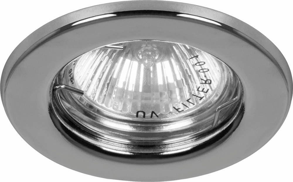 Светильник встраиваемый Feron DL10 потолочный MR16 G5.3 хром, фото 1