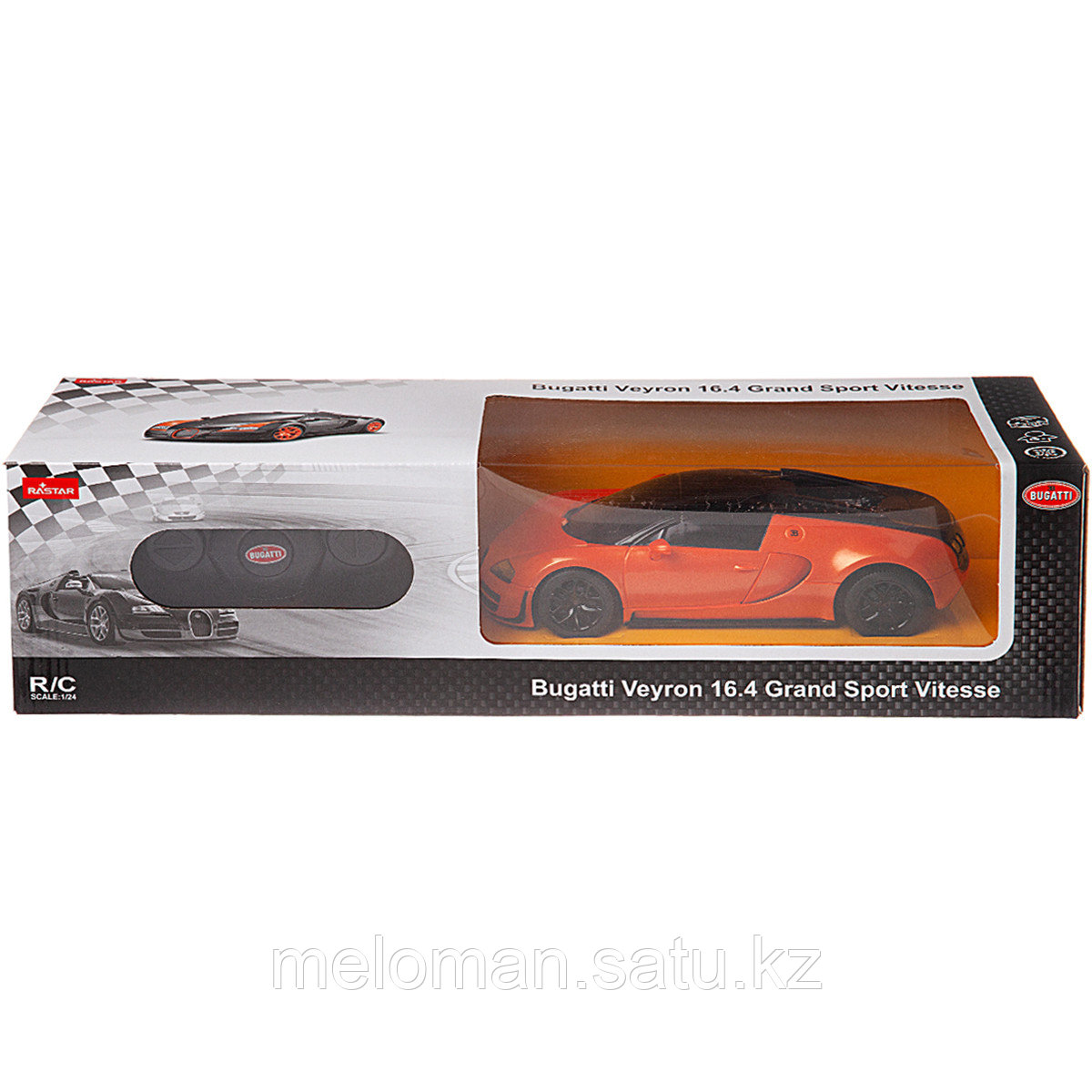 Rastar: 1:24 Bugatti Grand Sport Vitesse оранжевый - фото 4 - id-p113868395