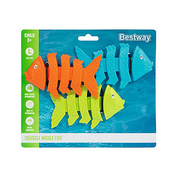 Набор игрушек для ныряния Bestway 26029 (Извивающиеся рыбки 3 шт в наборе), фото 2