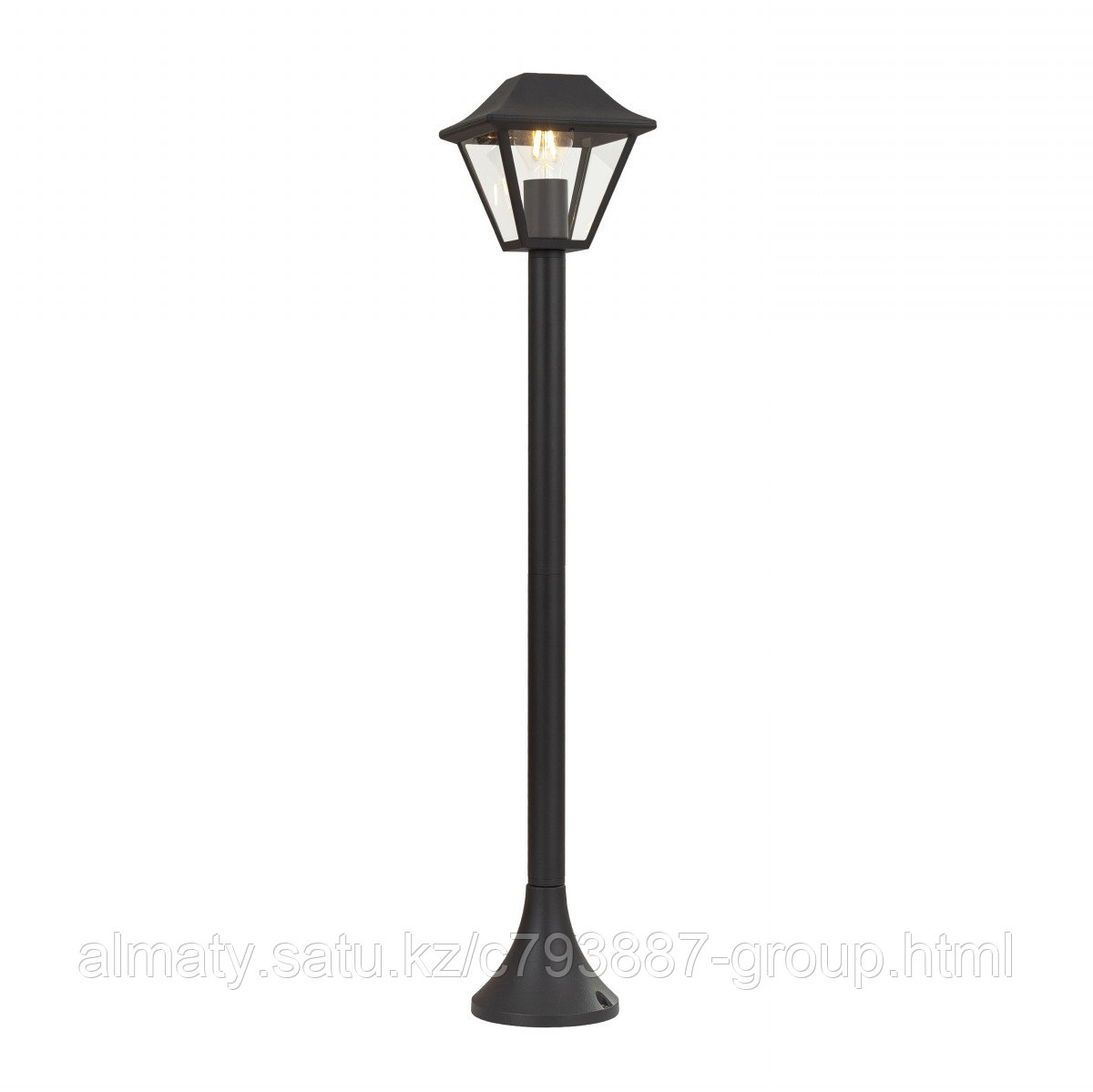 Садово-парковых светильник на стойке черный RH 1876D 1M E27 KE Group
