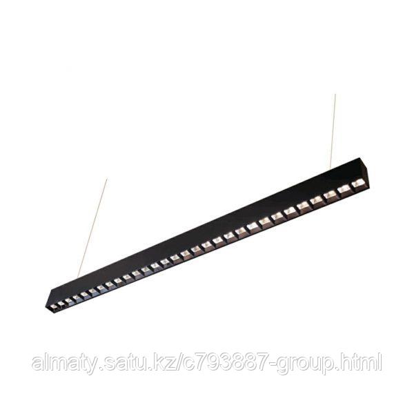 Светодиодный подвесной светильник LED EPSILON 42W 4000K BLACK 114см (TEKLED) KE Group - фото 1 - id-p114675222