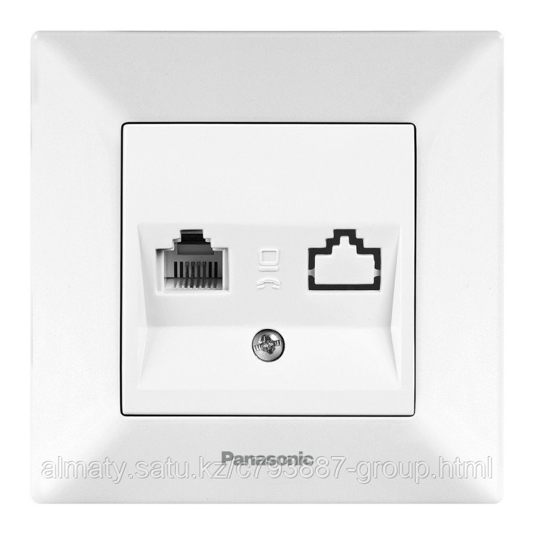 Электрический ТЕЛЕФОННАЯ РОЗЕТКА ARKEDIA FUME TEKLI NUMERIS CAT3 (телеф х1) KE Group - фото 1 - id-p114675526