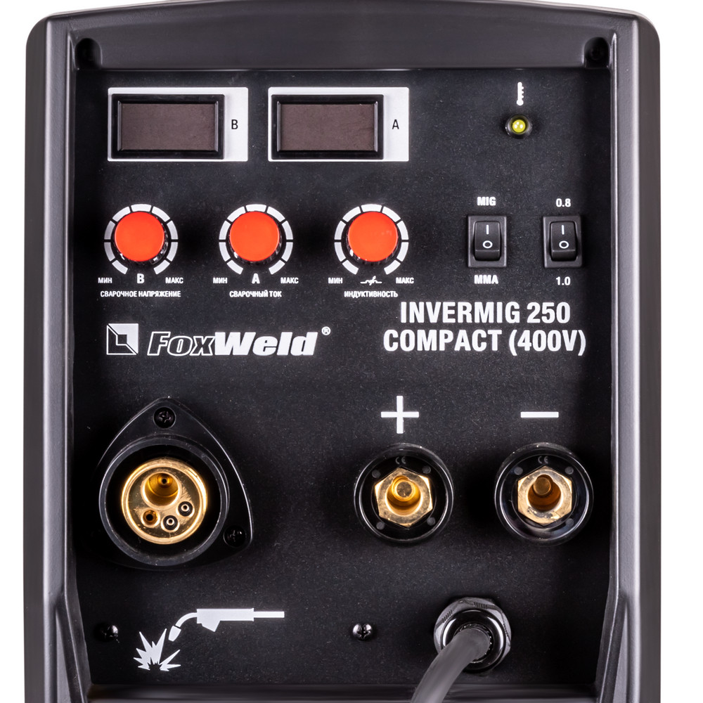 Сварочный полуавтомат FoxWeld INVERMIG 250 COMPACT (400V) - фото 3 - id-p114676130
