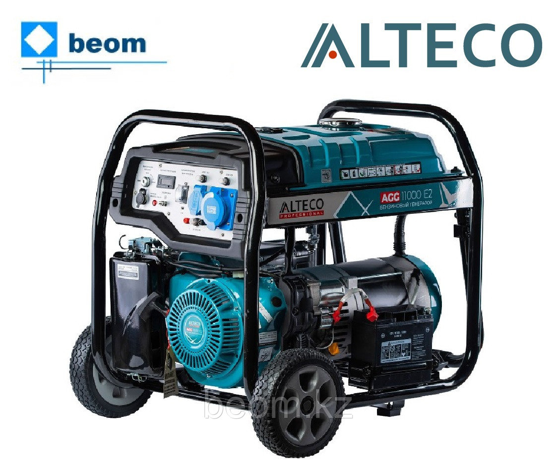 Бензиновый генератор Alteco Professional AGG 11000Е2 (8.5 кВт | 220В) электростартер