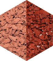 Резиновая крошка EPDM Терракот