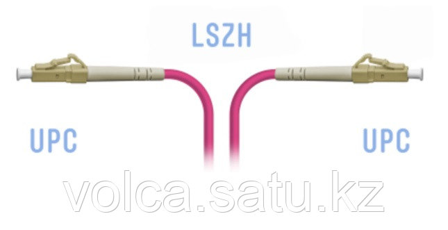 Оптический патчкорд/Optical patch-cord (MMF50/125, OM4, LC/UPC-LC/UPC, D3mm, Simplex, Purple, 5M, LSZH)
