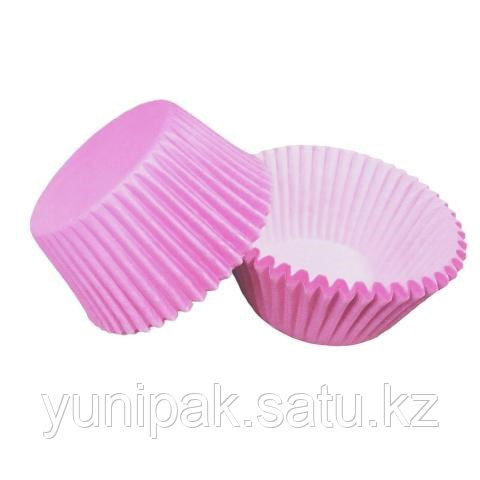 Капсулы бумажные для выпечки "Ярко-Розовые", фольгированные 11см 1уп*100шт - фото 1 - id-p114689469