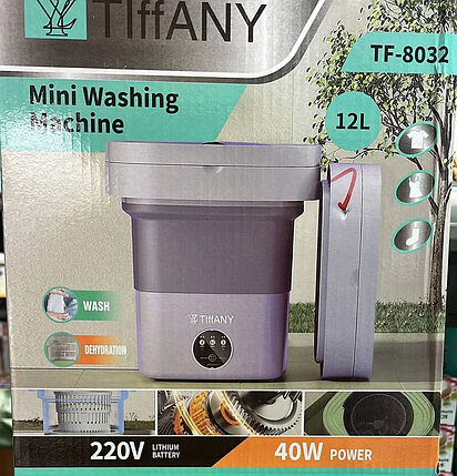 Мини стиральная машинка Tiffany Tf-8032 12 л, фото 2