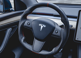 Карбоновый руль для Tesla Model Y