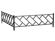 Декоративное газонное ограждение, L= 680-2510 мм, Высота= 230-1180 мм, Материал: сталь - фото 1 - id-p114696008
