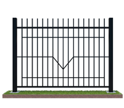 Металлический забор 1.5 метра, Материал: нержавеющая сталь, Размер ячейки: 5х20; 7х20; 50х200 мм