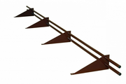 Снегозадержатели ral, Вид: трубчатый; однотрубчатый; уголковый, L= 1-3 м, Материал: сталь
