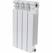 Радиаторы алюминиевые и биметаллические 1-24 секции, H= 150-690 мм, Ширина: 70-120 мм